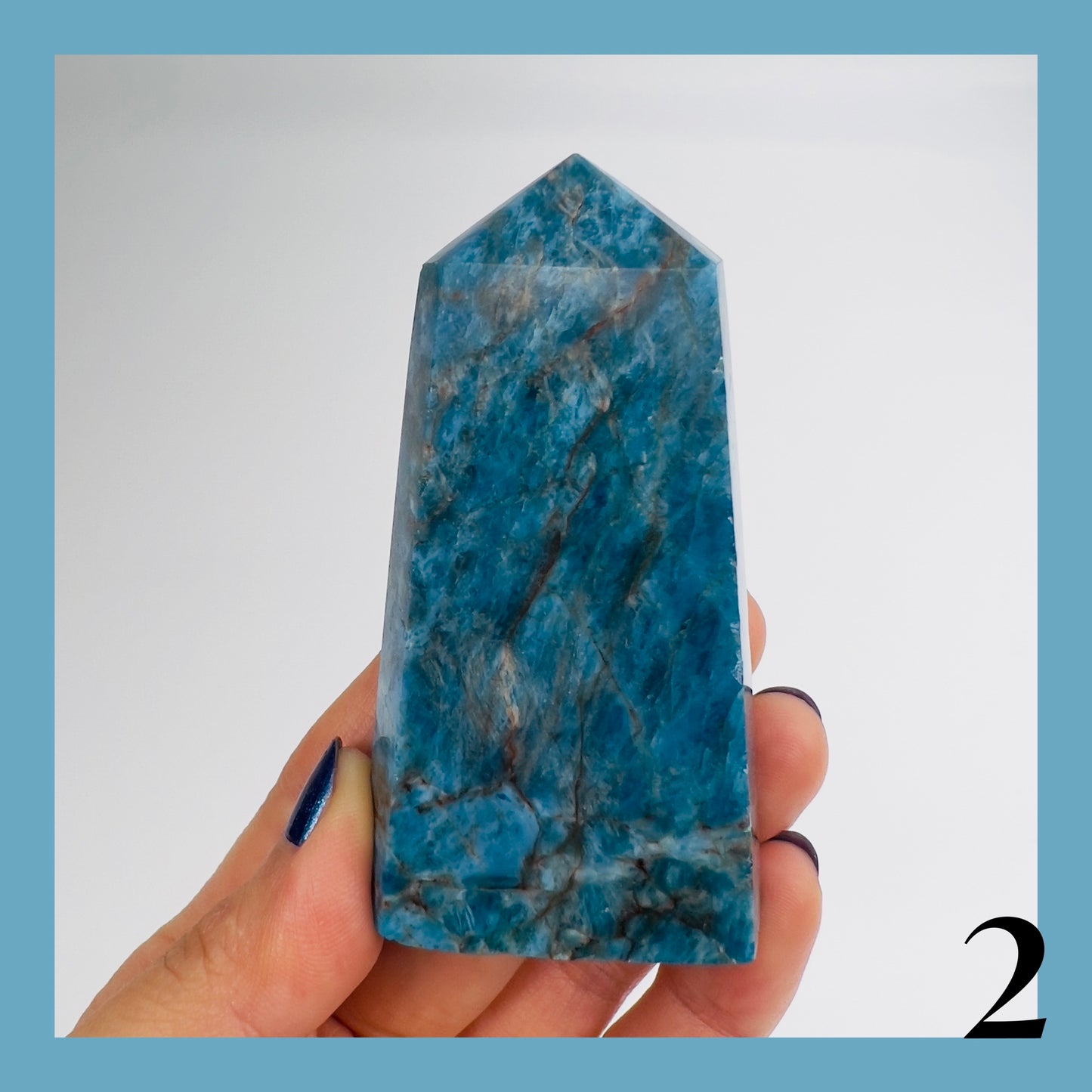 Natural Blue Apatite