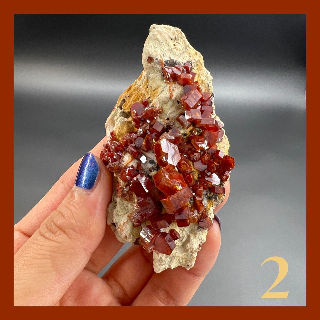 Raw Vanadinite Mineral Specimen