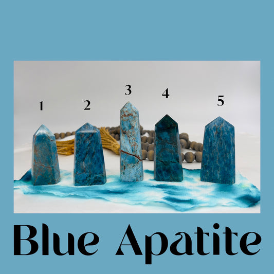 Natural Blue Apatite