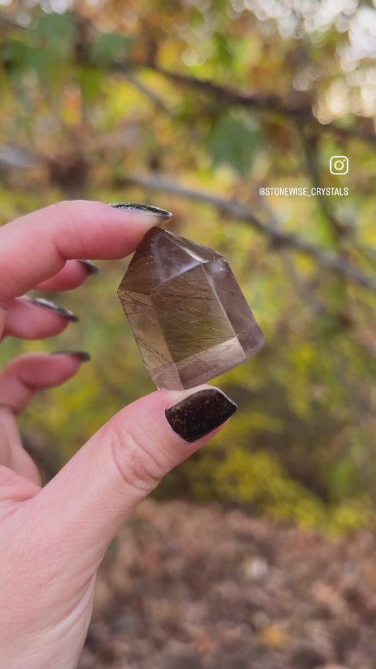 Rutilated Smoky Quartz