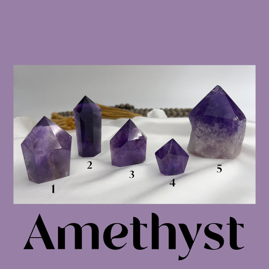 Natural Amethyst Points